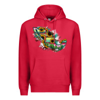 Cardinal Guerrero Mexico Sunflower Map Premium Hoodie - RanaPortraitStore