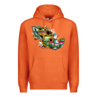 Carrot Guerrero Mexico Sunflower Map Premium Hoodie - RanaPortraitStore