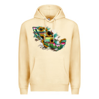 Pina Colada Guerrero Mexico Sunflower Map Premium Hoodie - RanaPortraitStore