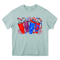Arona american obsessive cup Heavy Core Tee - CowhideDigitalArt