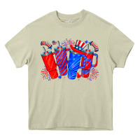 Mossy american obsessive cup Heavy Core Tee - CowhideDigitalArt