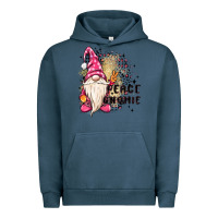 Pigment Midnight Navy peace gnomie Urban Hoodie - MaliasSmallBusiness