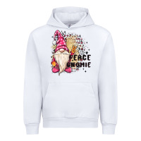 White peace gnomie Urban Hoodie - MaliasSmallBusiness