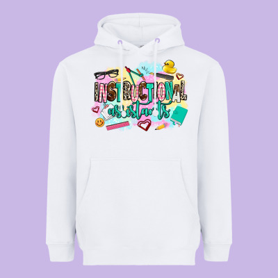Instructional Assistant's Heavyweight Hoodie Designed By Adodesignshop