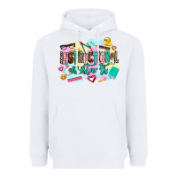 White instructional assistant's Heavyweight Hoodie - AdoDesignShop