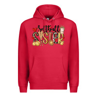 Cardinal softball sister Premium Hoodie - MaliasSmallBusiness