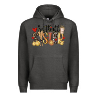Charcoal Heather softball sister Premium Hoodie - MaliasSmallBusiness