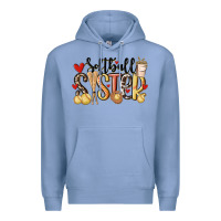 Colony Blue softball sister Premium Hoodie - MaliasSmallBusiness