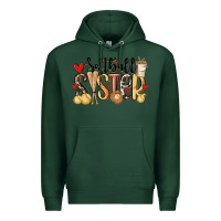 Sports Green softball sister Premium Hoodie - MaliasSmallBusiness