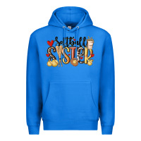 True Royal softball sister Premium Hoodie - MaliasSmallBusiness