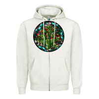 Christmas Santa Claus Round Zipper Hoodie | Teevron