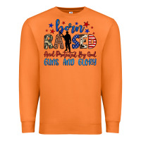 Carrot born raised and protected by god guns and glory Premium Sweatshirt - JahusDesignShop