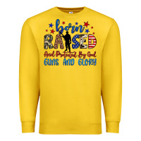 Lemon born raised and protected by god guns and glory Premium Sweatshirt - JahusDesignShop
