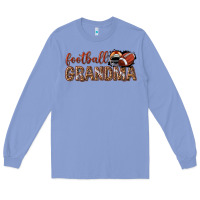 Colony Blue football grandma with leopard Long Sleeve Tee - texasbilliewilder