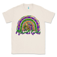 Natural mardi gras rainbow and fleur de lis Classic Tee - RanaPortraitStore