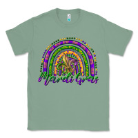Sage mardi gras rainbow and fleur de lis Classic Tee - RanaPortraitStore