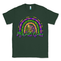 Sports Green mardi gras rainbow and fleur de lis Classic Tee - RanaPortraitStore