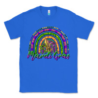 True Royal mardi gras rainbow and fleur de lis Classic Tee - RanaPortraitStore