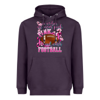 Plum in october we wear pink and watch football Heavyweight Hoodie - AdoDesignShop