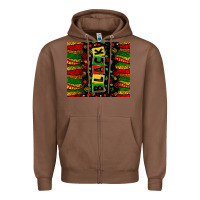 Chestnut black license letters Zipper Hoodie - Zillion Design Studio