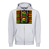 Heather Grey black license letters Zipper Hoodie - Zillion Design Studio