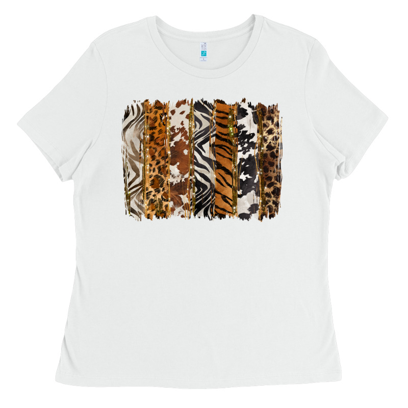 Western Animal Patterns Brushstoke Ladies Tee by BarkalooDesign | Teevron