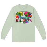 Matcha teacher off duty Long Sleeve Tee - Zillion Design Studio