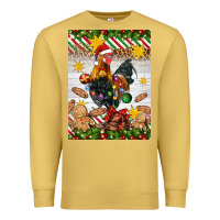 Christmas Rooster Premium Sweatshirt | Teevron