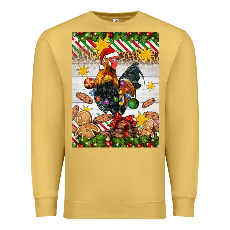 Christmas Rooster Premium Sweatshirt by Artiststas | Teevron