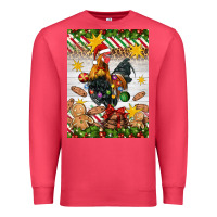 Cardinal Christmas rooster Premium Sweatshirt - Artiststas