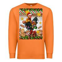 Carrot Christmas rooster Premium Sweatshirt - Artiststas