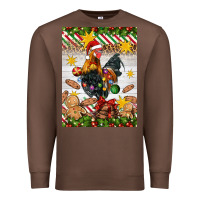 Chestnut Christmas rooster Premium Sweatshirt - Artiststas