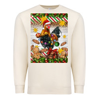 Sandshell Christmas rooster Premium Sweatshirt - Artiststas