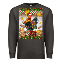 Smoke Christmas rooster Premium Sweatshirt - Artiststas