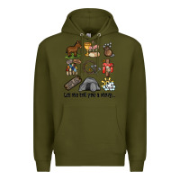 Army Green let me tell you a story Premium Hoodie - MaliasSmallBusiness