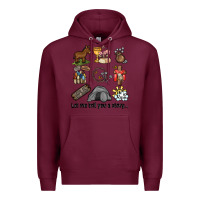 Burgundy let me tell you a story Premium Hoodie - MaliasSmallBusiness