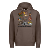 Coffee let me tell you a story Premium Hoodie - MaliasSmallBusiness