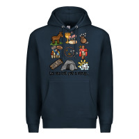 Navy let me tell you a story Premium Hoodie - MaliasSmallBusiness