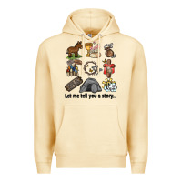Pina Colada let me tell you a story Premium Hoodie - MaliasSmallBusiness