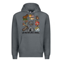 Rock let me tell you a story Premium Hoodie - MaliasSmallBusiness