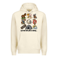 Sandshell let me tell you a story Premium Hoodie - MaliasSmallBusiness