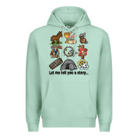 Seafoam let me tell you a story Premium Hoodie - MaliasSmallBusiness