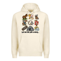 Tofu let me tell you a story Premium Hoodie - MaliasSmallBusiness