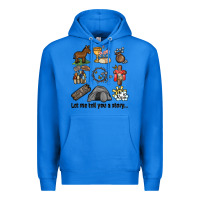 True Royal let me tell you a story Premium Hoodie - MaliasSmallBusiness