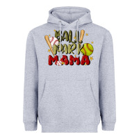 Heather Grey ballpark mama Heavyweight Hoodie - JahusDesignShop