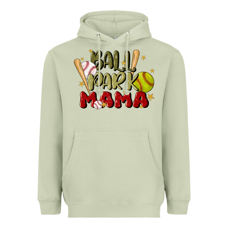 Ballpark Mama Heavyweight Hoodie by JahusDesignShop | Teevron