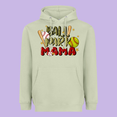 Ballpark Mama Heavyweight Hoodie Designed By Jahusdesignshop