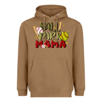Toasted Coconut ballpark mama Heavyweight Hoodie - JahusDesignShop