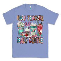 Colony Blue half teacher half coffee Classic Tee - texasbilliewilder