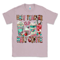 Lilac half teacher half coffee Classic Tee - texasbilliewilder